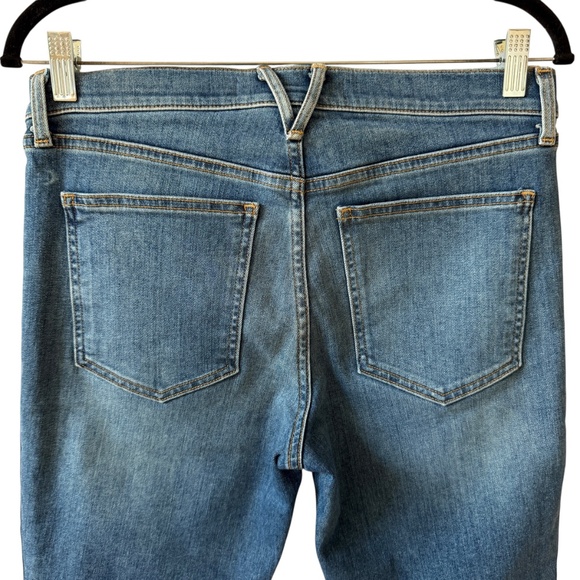 VERONICA BEARD DEBBIE SKINNY HI RISE JEANS TUXEDO BEACON CROPPED BUTTON FLY 29/8 - Picture 6 of 10